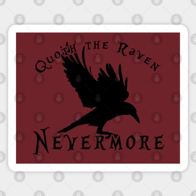 Nevermore Magnet by Kaztiel